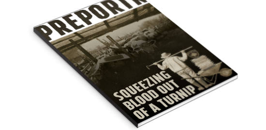 Squeezing blood out of a turnip