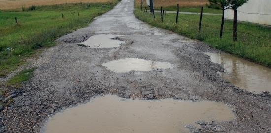 Dështimi i asfaltimit të rrugëve në Obiliq