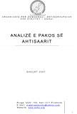 Analizë e Pakos së Ahtisarit